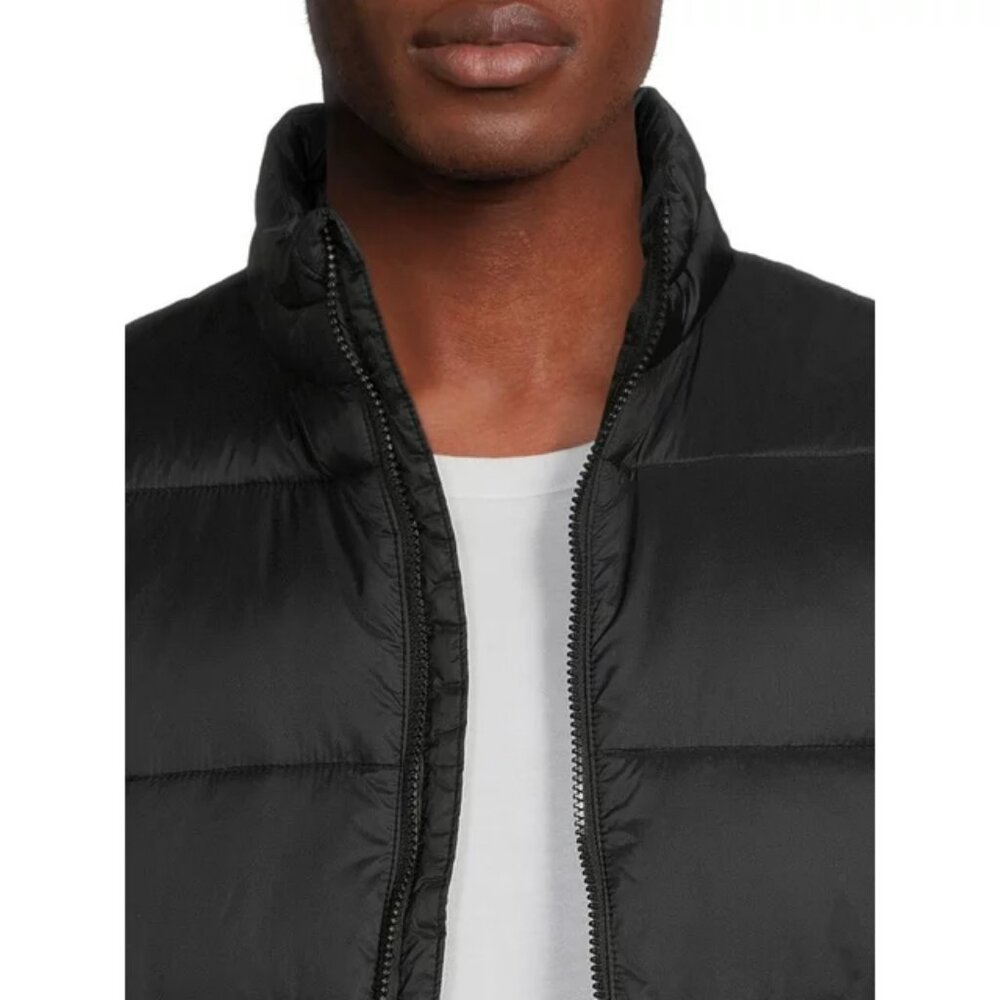 Swiss Tech Mens Puffer Vest Performance Gear Size S, M, XL, 2XL Black Full Zip - Picture 6 of 10